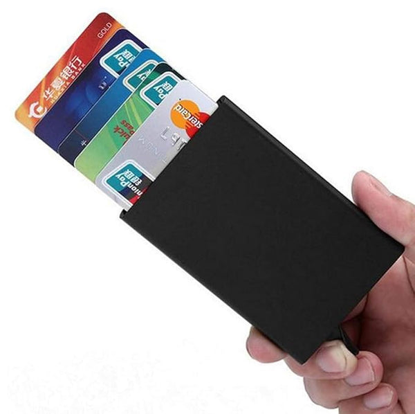 Protected Aluminum pop Up Debit/Credit/ATM Card Holder