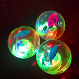 AM0040 LED Flashing Light Bouncy Balls for Kids Playing Fun