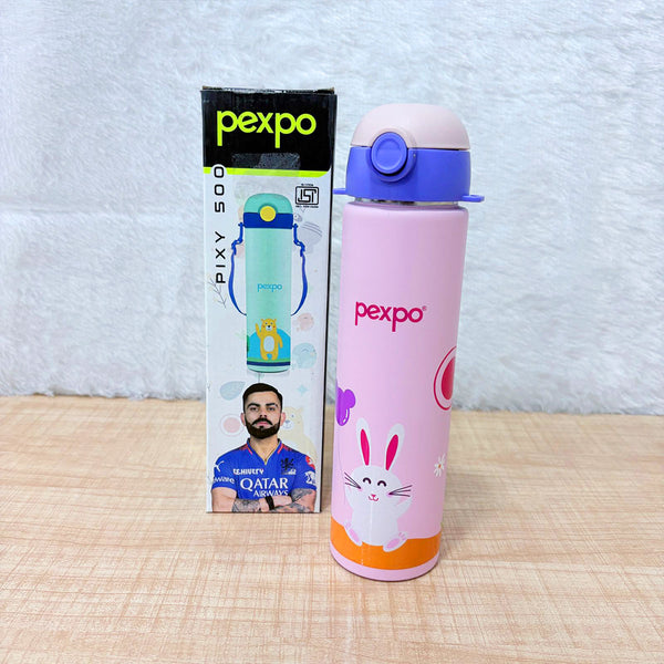 AM6484 Pexpo Pixy 500 Insulated Stainless Steel Water Bottle for Kids