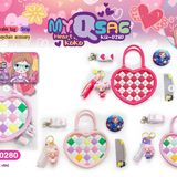 AM6310 MyQSac Heart Koko Adorable Bag & Accessory Set