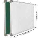 AM5151 2 in 1 Whiteboard and Chalkboard for Office, Home & School