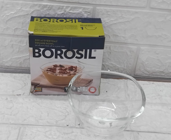 AM3691 Borosil Square 500ml Serving & Mixing Bowl (BGFGBBWL0013)