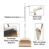 4916 HANDLE DUSTPAN AND BRUSH FOR SWEEPING & CLEANING DUST PAN AND BROOM HANDLED