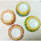 AM0209 Handmade Decorative Diyas For Diwali With wex (4 Pcs)