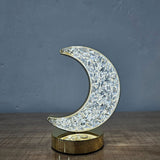AM5942 Crystal Moon LED Table Lamp with USB Cable - Sensor 3 Color Modes