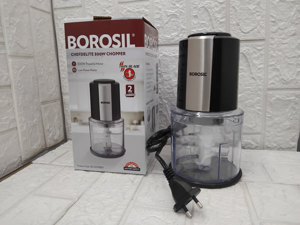 AM3637 Borosil Chef Delite 300 Watts Electric Chopper for Kitchen