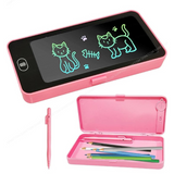 AM5190 Kids Pencil Box with LCD Screen and Writing Pen with Erase Button