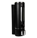 3918A Black Soap Dispenser Wall Mount Transparent Liquid Soap Dispenser