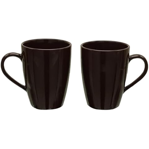 AM3766 CELLO Tierra Large Color Matt Panache Mug 230ml Set of 2 (Multicolour)