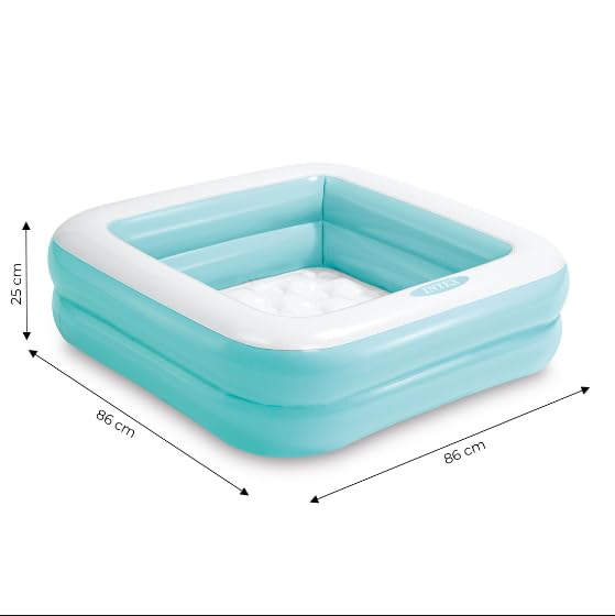 AM3972 Intex Wet Set Collection Rectangular Pool, Multi Color (86cm x 86cm x 25cm)