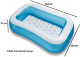 AM3971 Intex Wet Set Collection Rectangular Pool, Multi Color (1.66m x 1.00m x 25cm)