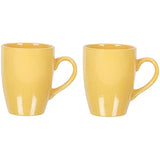 AM3766 CELLO Tierra Large Color Matt Panache Mug 230ml Set of 2 (Multicolour)