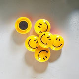 AM2742 40mm Smiley Yel Magnet set of 8