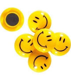 AM2742 40mm Smiley Yel Magnet set of 8