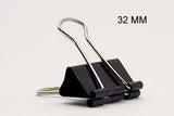 AM2175 Professional Black Clip 12Pcs Binder Clip 32mm