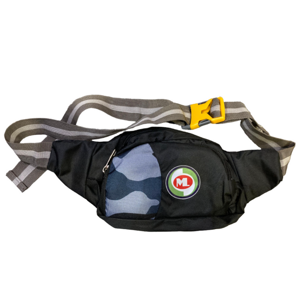 AM0582 straight zip waist bag Waist Bag for Men,Women/Fanny Pack for Hiking Travel Camping Running Sports  (Multicolor)