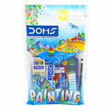 3582 DOMS Poster Colour with Brush Pen Complete Painting Kit -set of 9 pcs