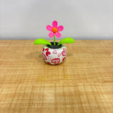 A07064 2108-2 Solar Powered Dancing Flower & Bee Car Dashboard Decor (4.5 Inches)