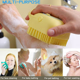 Silicone Brush Body Scrubber with Soap Dispenser