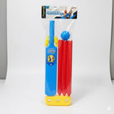 AM6512 Junior Plastic Cricket Kit - No.1 (Includes Bat, Ball, Wickets & Base) - Age 3+