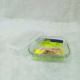 AM6200 Borosil Klip N Store Rectangular Glass Container - 640 ml with Air Tight Lid