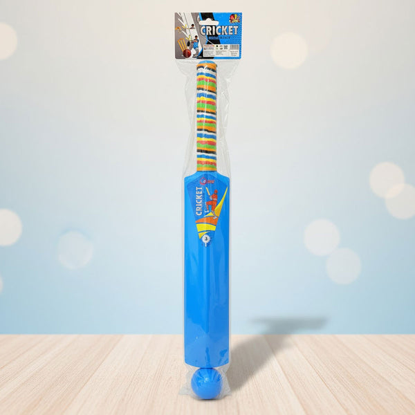 AM6507 Cricket Championship Plastic Bat & Ball Set - No.3