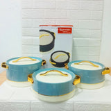 Di0268 Rishabh Premium Casserole Set – Insulated Hotpot (Set of 3)