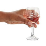 AM3725 Big Stemmed Wine Clear Glass  330ml Set of 6