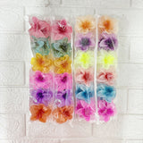 AM6398 Mix Jelly Flower Mini Hair Claw Clip for Women and Girls - Small (1pc)
