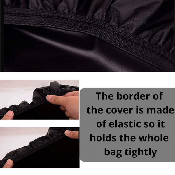 3189 Nylon Waterproof & Dust Proof Rain Bag Cover with Carry Pouch