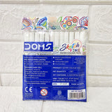 AM6098 DOMS Watercolour Sketch Pens | 12 Assorted Shades