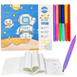 AM6313 Little Astronaut's Art Doodle Coloring Book for Kids - 25x23cm