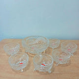 AM5987 Elegant Ice Cream Bowl Set - 6 Small Bowls with 1 Large Serving Bowl (SPS023/L7 & SPS024/L7 & SPS025/L7)