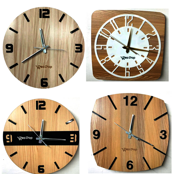 3948  Classic Brown Colour Wooden Wall Clock, Perfect for Living Room,Home,Kitchen,Bedroom,Office,School,  11.5 inch