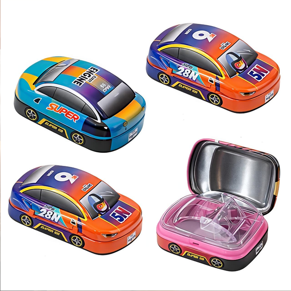 AM7167 Car Metal Pencil Sharpener for Kids with 2 Holes - Pack Of 1