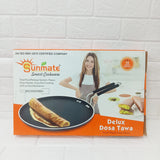 AM6140 Sunmate Deluxe Dosa Tawa – Premium Gold Series (4.0 mm Thick Non-Stick Tawa)