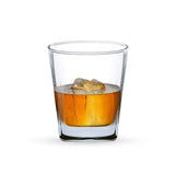 AM5209 YERA Prima OAK Whisky Square Glass Set Of  6 Pcs - Each 295ml