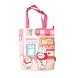 TM0154 Cute Cartoon Printed Multi Purpose School File Folder Tote Bag