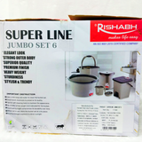 AM6226 Rishabh Super Line Jumbo Set 6 – Premium Bathroom Utility Kit