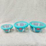 Di0370 Cello Glassware Ornella Mixing Bowl Set | 3-Piece