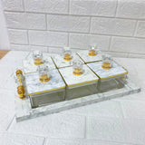 Di0171 Rishabh Super Rafel Dlx Container Set of 6 with Tray – Stylish & Trendy Storage Jars