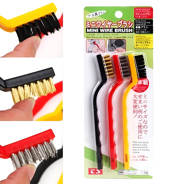 AM6338 Mini Wire Brush Set of 3pc