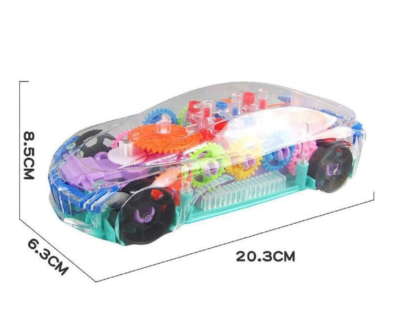 AM0122 3D 360 Degree Rotation Concept Racing Car Toy for Kids