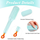 13047 Self-cleaning Anti-static Massage Comb-Pack of 1