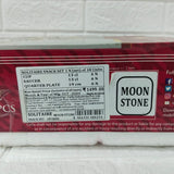 Di0208 Cello Solitaire Moon Stone Designer Crockery Snack Set – 18 Pieces