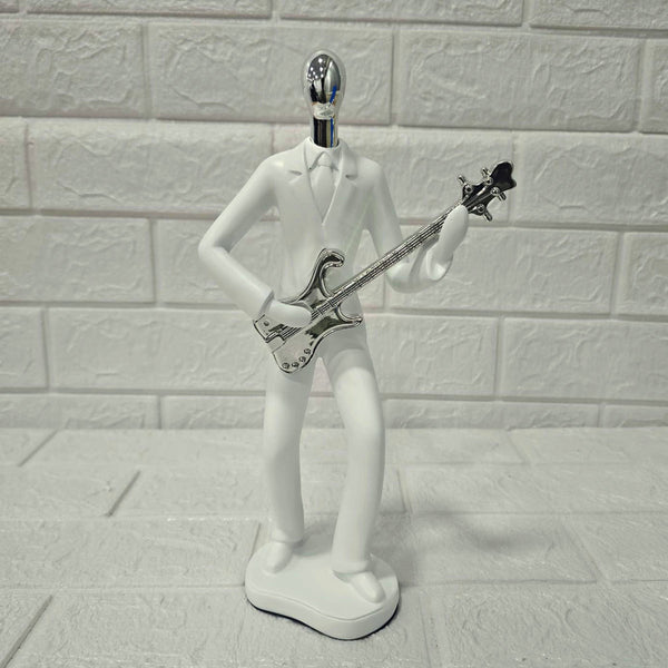 AM6132 Modern Guitarist Sculpture – Stylish Musician Figurine for Home & Office Decor