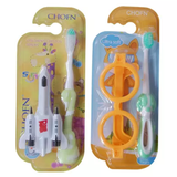 3088 Kids Toothbrush with Toy for Kids (1PC Assorted Design)