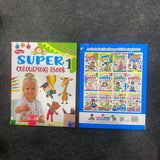 Di0123 Prince Books Super 1 & 2 Colouring Book