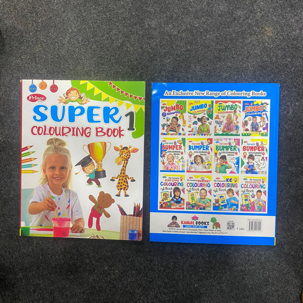Di0123 Prince Books Super 1 & 2 Colouring Book