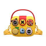 TM0159 Cartoon Soft Silicone Sling Bag for Girls – Cute Crossbody Shoulder Bag